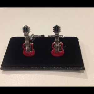 NWOT - Outré Cuff Links Beautiful Guitar CuffLinks